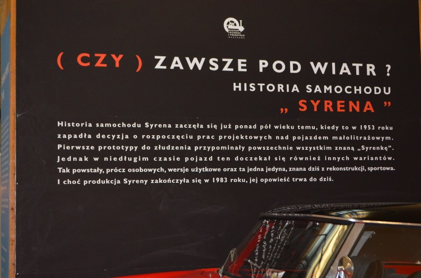 Syrena w Muzeum Techniki w Warszawie. Od 8 marca 2014 można...