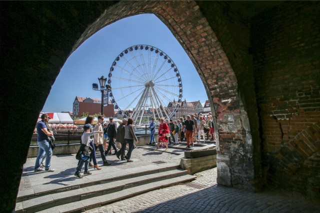Koło widokowe było przez dwa sezony bardzo popularną atrakcją Gdańska