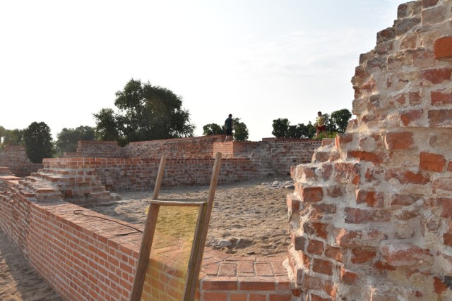 Ruiny zamku rycerskiego w Szubinie, po rewitalizacji, nie do poznania