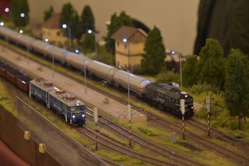 Długa na 100 metrów kolejowa miniatura przyciągnęła do Końskich wielu zwiedzających. Zobacz zdjęcia 