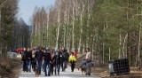 "Pielgrzymki" turystów na Pustyni Błędowskiej, jak na Krupówkach. Teraz tak będzie co weekend? [ZDJĘCIA]