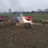 Gmina Gizałki. Pożar słomy w Rudzie Wieczyńskiej