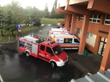 Ulewa w Kaliszu i powiecie kaliskim. Woda zagrażała szpitalnemu oddziałowi ratunkowemu. ZDJĘCIA