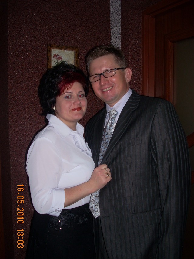 Tadeusz Bakalarski z żoną