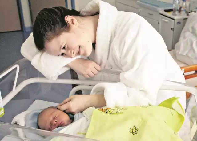 Katarzyna Staniszewska urodziła syna ze znieczuleniem gazem