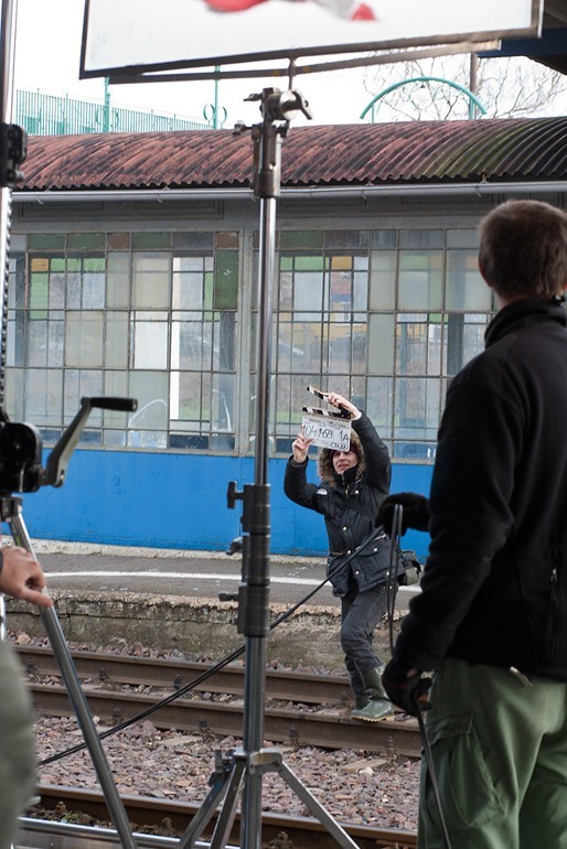 Jan Jakub Kolski w Kwidzynie. Reżyser realizował zdjęcia do swojego nowego filmu