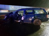 Śmiertelny wypadek na autostradzie A4 w Kłaju, nie żyje 45-letnia kobieta [ZDJĘCIA]