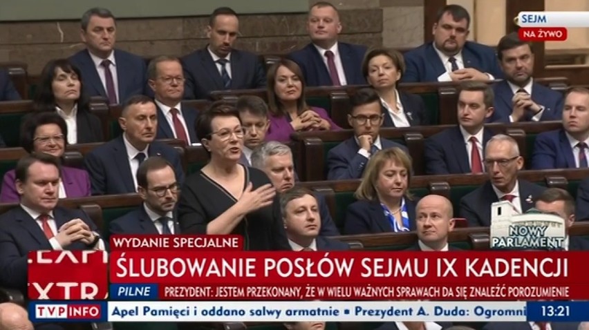 Poseł Anna Milczanowska z Radomska złożyła ślubowanie