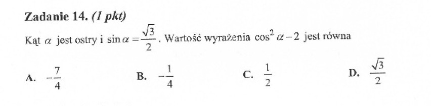 MATURA 2013 MATEMATYKA