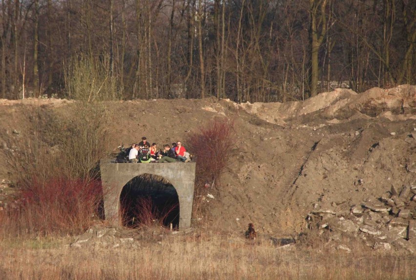 Stadion XX-lecia w Gliwicach. Buldożery wjechały. Ostatnie chwile uwiecznił Wojtek Baran