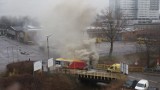 Katowice: Pożar w autobusie miejskim. Ogień pojawił się w komorze silnika