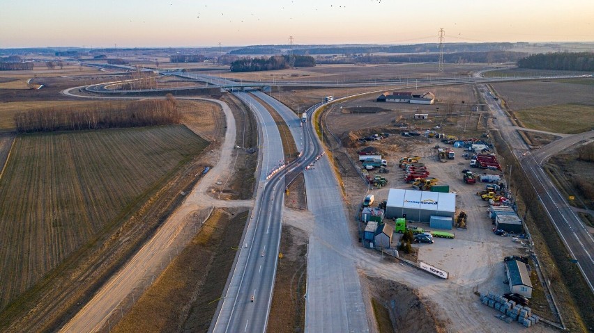 Budowa S61 na odcinku Szczuczyn-Ełk Południe.