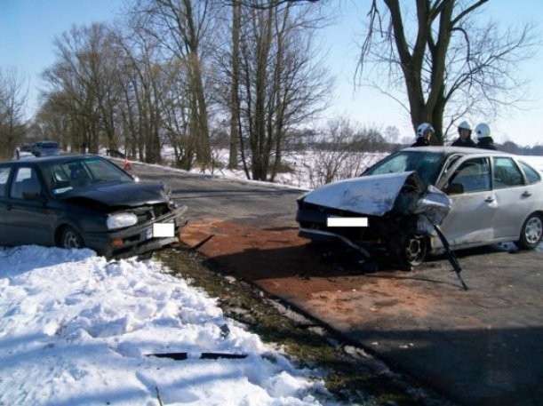 Wypadek w Trąbczynie