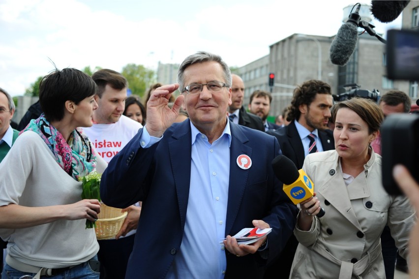 Kampania Prezydencka na ulicach Warszawy [ZDJĘCIA]