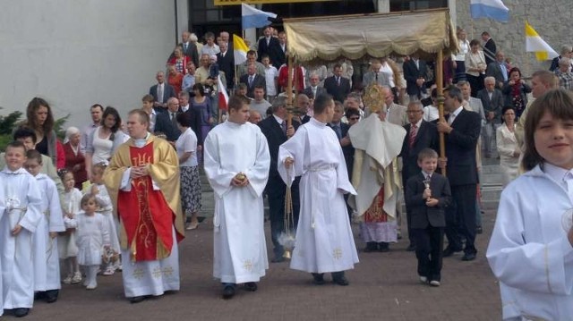 Boze Cialo - parafia św. Floriana w Pleszewie