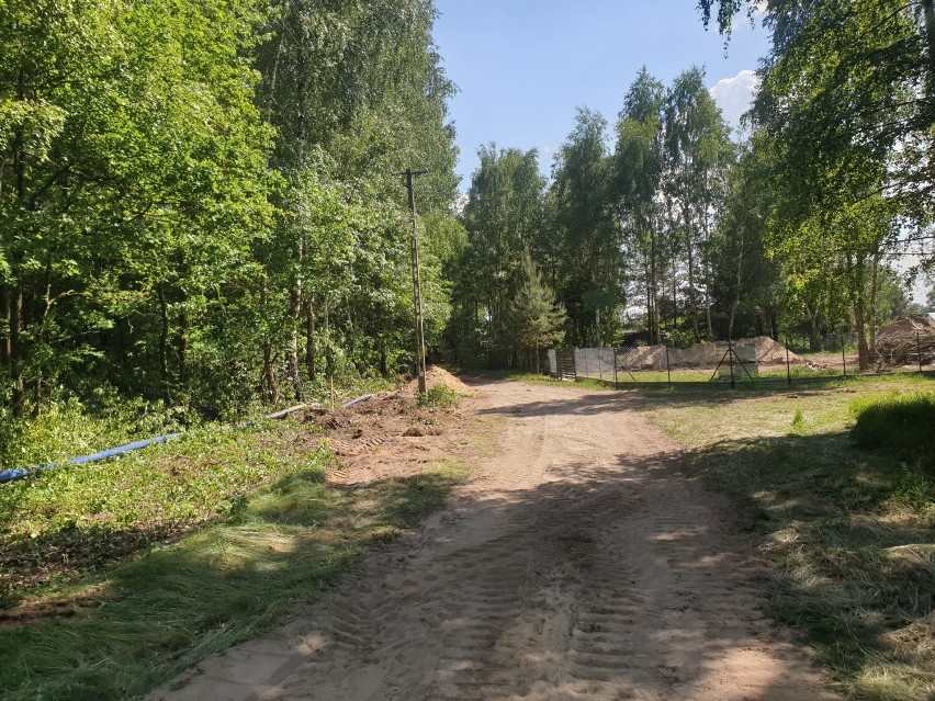 Gmina Szadek buduje wodociąg w Kromolinie Starym