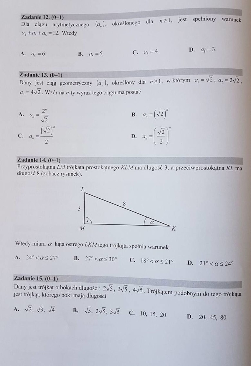 Matura 2018 Matematyka Odpowiedzi, Rozwiązania: Matura z...
