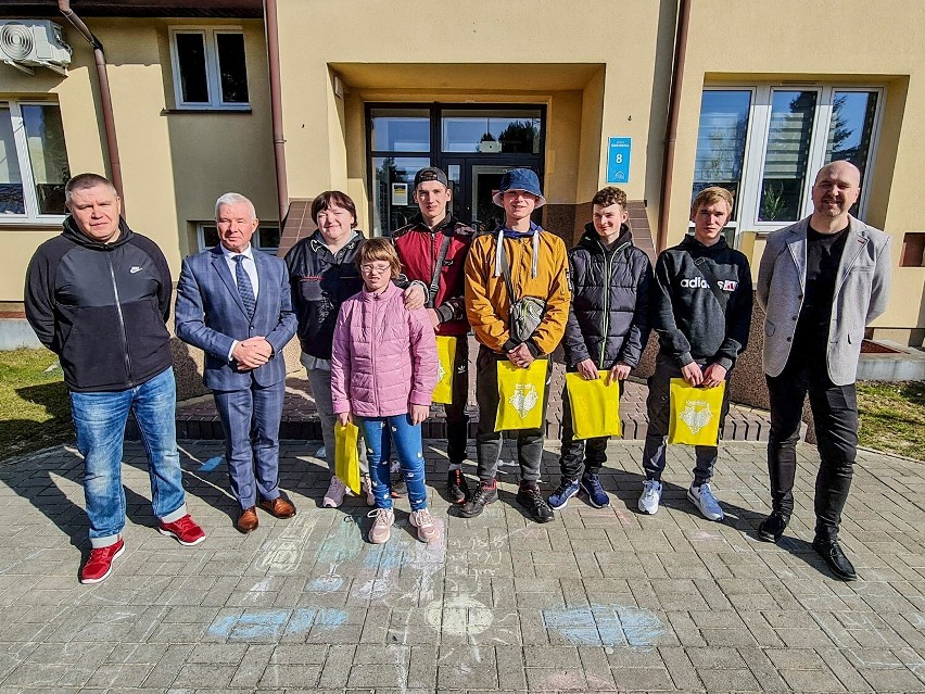 Kraśnik. Spotkanie starosty z rodziną z miasta Browary