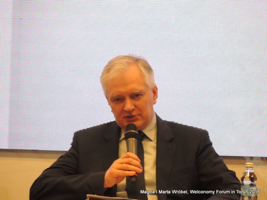 Jarosław Gowin na Welconomy Forum in Toruń.