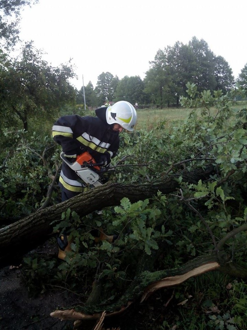 Powiat NT: Wichura zrywała dachy