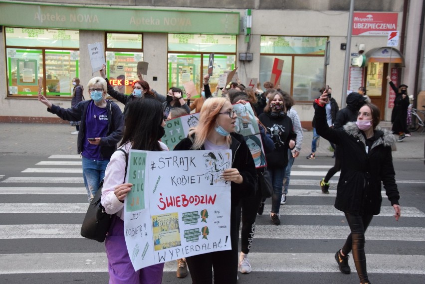 Strajk kobiet w Świebodzinie