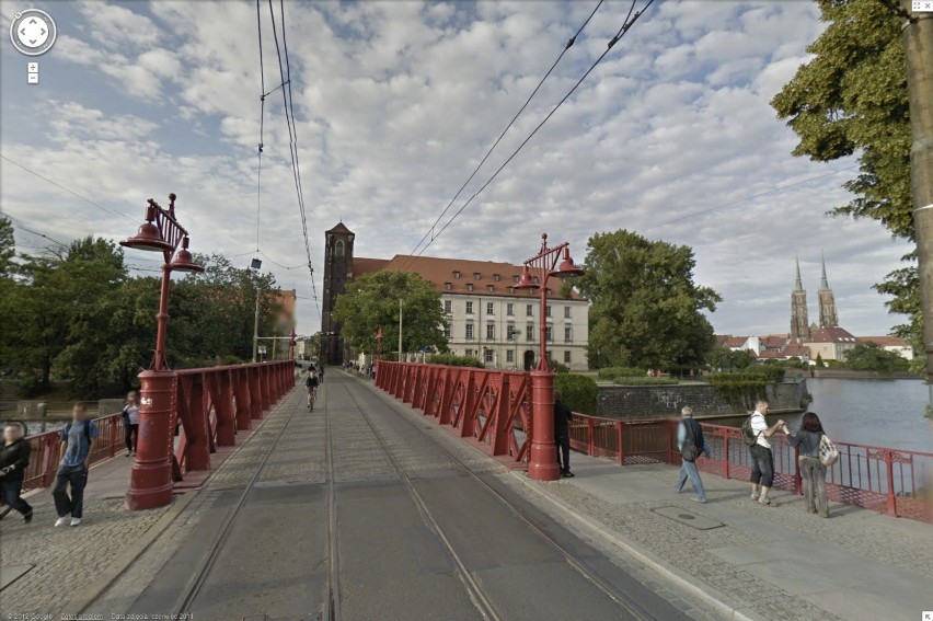 Wrocław na zdjęciach Google Street View