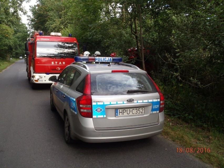 Groźnie wyglądający wypadek w Baszkowie