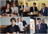 Egzamin maturalny 2022 w ZS im. Wyżykowskiego w Głogowie. Zdaje go około 150 uczniów. Zdjęcia 