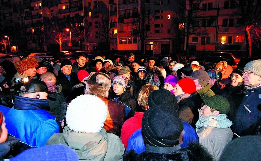 Gdańsk. Mieszkańcy Zaspy protestowali przeciwko budowie kolejnych bloków