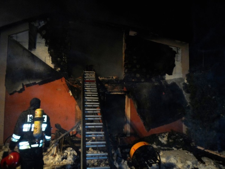 Świerklany: Pożar na ulicy Boryńskiej