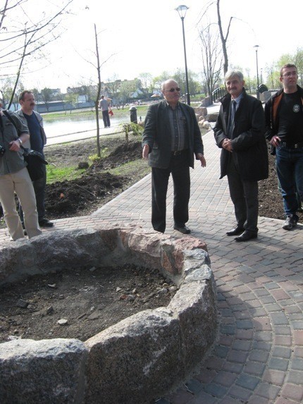 Konferencja prasowa Chojnice: Wizja lokalna w Parku Tysiąclecia [ZDJĘCIA]