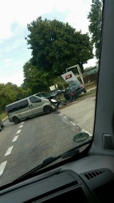 Wypadek na drodze wojewódzkiej nr 182 Sieraków - Międzychód w Kłosowicach