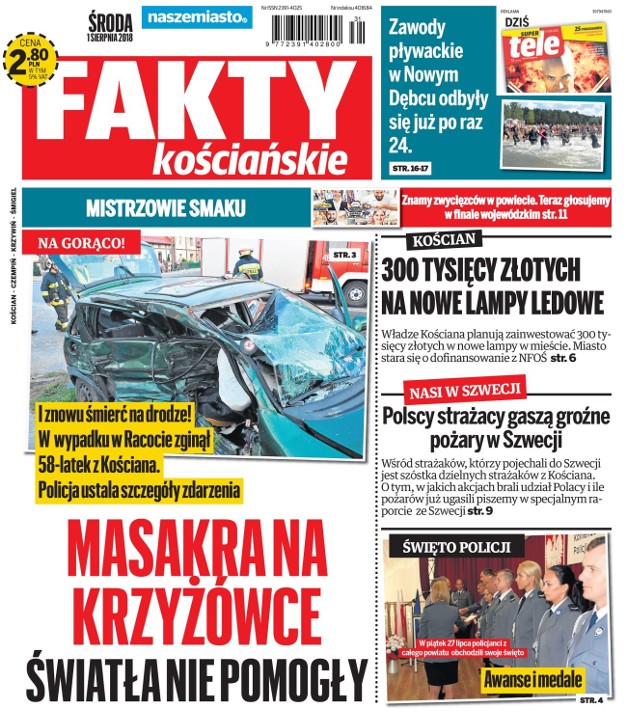 Najnowszy numer "Faktów Kościańskich" już w środę 1 sierpnia