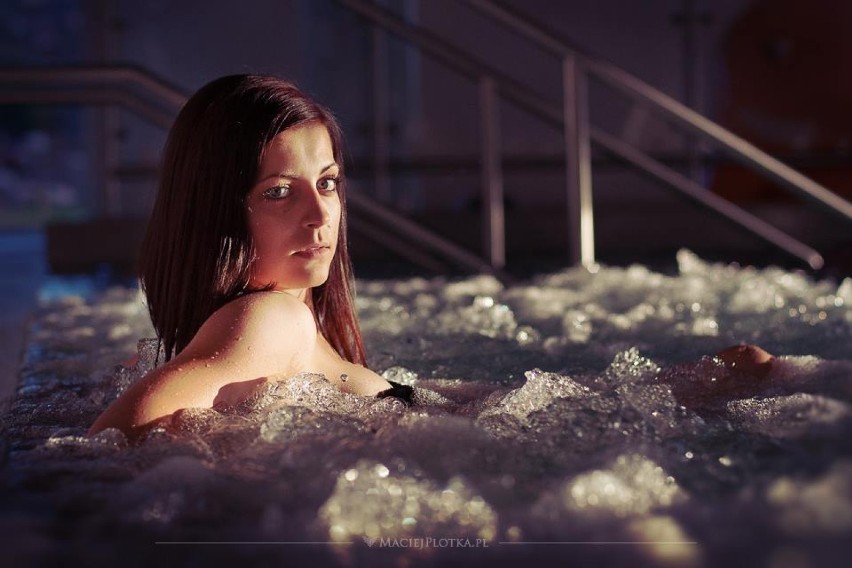 Miss Nastolatek Kaszub 2014 - sesja na basenie w hotelu...