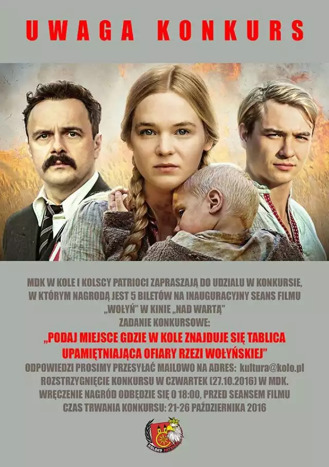 Film "Wołyń" w kinie "Nad Wartą". Wygraj bilety!