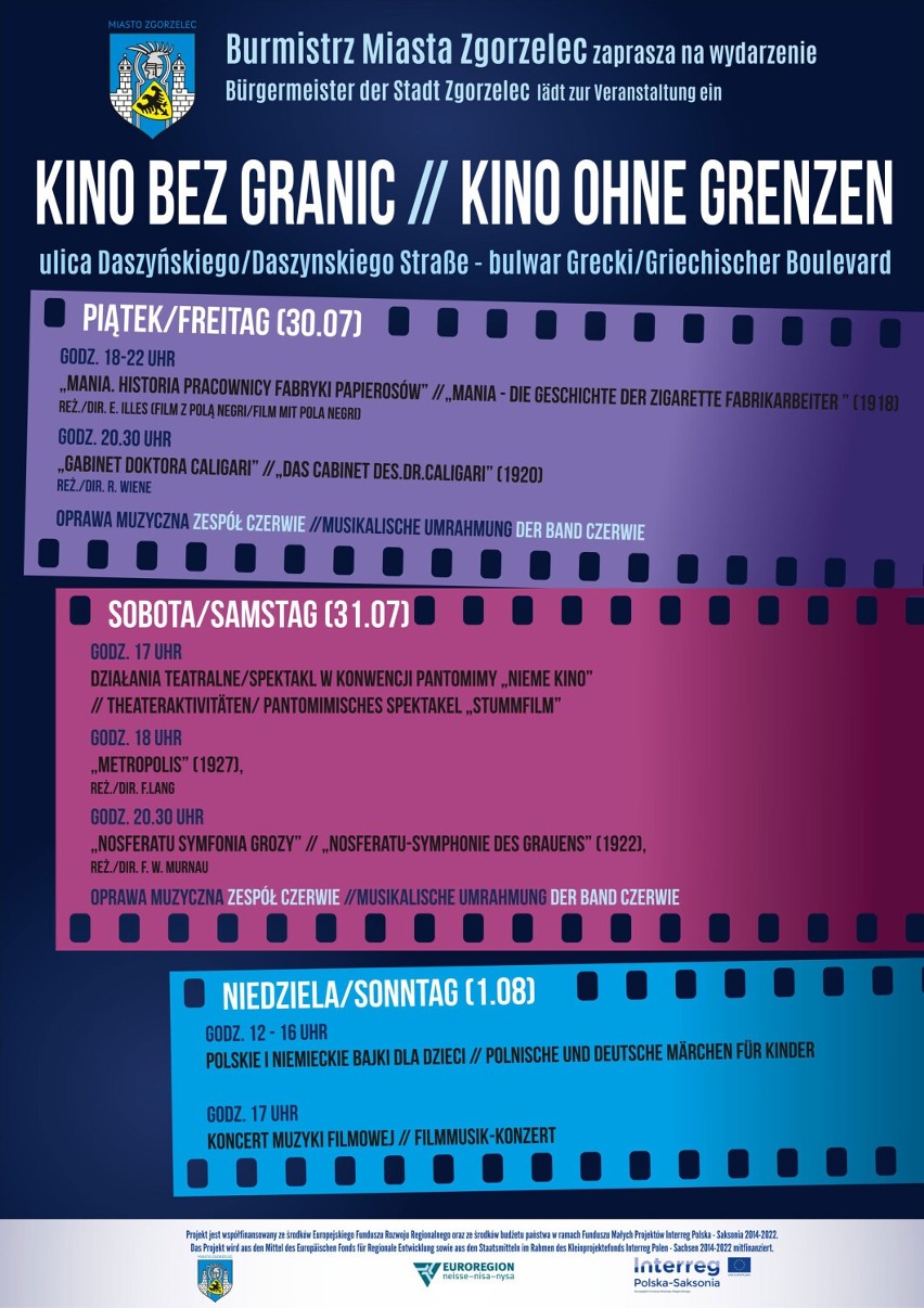 "Kino bez granic" w najbliższy weekend w Zgorzelcu
