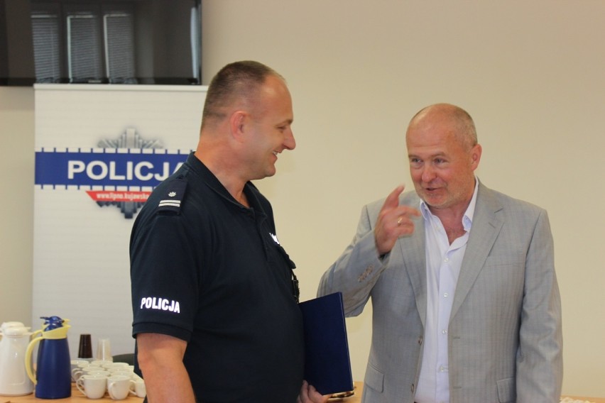 Pożegnanie komendanta policji powiatowej w Lipnie [zdjęcia]