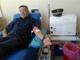 Strażnicy miejscy z Wejherowa honorowo oddają krew