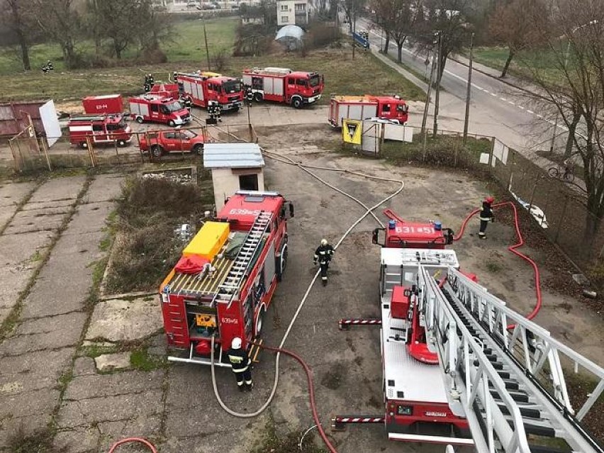 Wągrowieccy strażacy szkolili ochotników z powiatu wągrowieckiego 