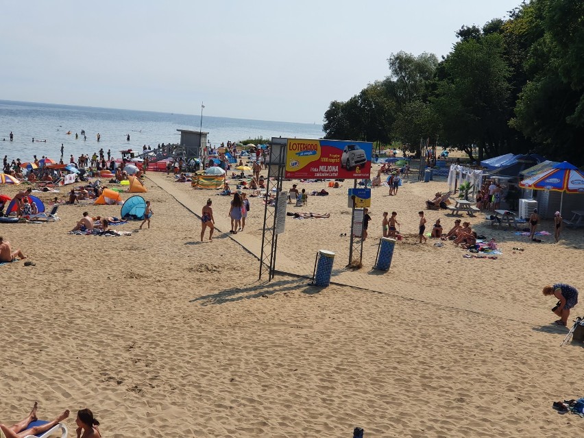 Plaża i wypoczynek w Pucku - 9 sierpnia 2020
