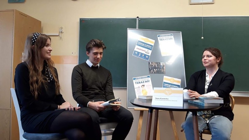 Uczniowie I LO w Radomsku podsumowali projekt "Teraz My" [FILM]