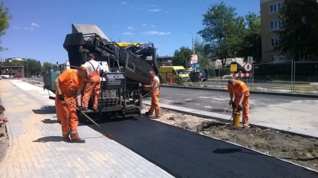 Wiążąca warstwa na Trasie Staromostowej