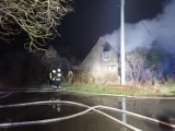 Groźny pożar domu mieszkalnego w Gościszewie - jedna osoba poszkodowana