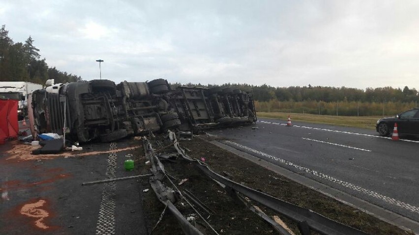 Borkowo: śmiertelny wypadek na A1. Duże utrudnienia dla kierowców! [ZDJĘCIA]