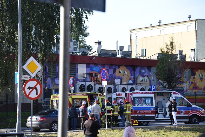 Wypadek na ulicy Piekarskiej w Jarosławiu