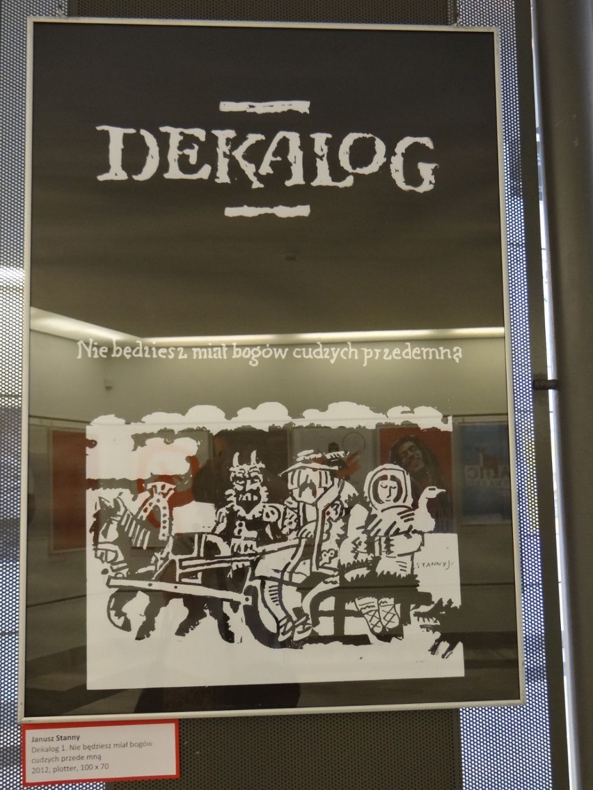 fot. Jolanta Dyr - Muzeum plakatu w Warszawie - "Dekalog"...