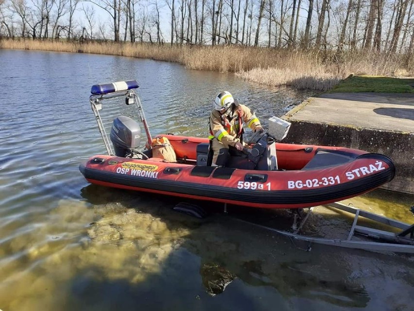 Strażacy wyłowili z jeziora osiem martwych łabędzi. Wiemy, co im się stało! [FOTO]