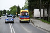 Wypadek na drodze wojewódzkiej nr 878 w Tyczynie: droga zablokowana, ranni w szpitalu