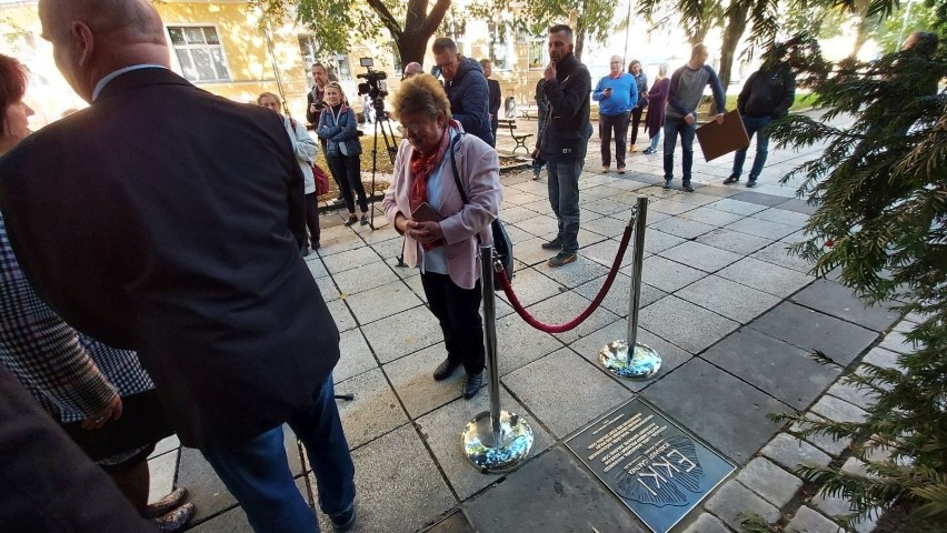 Odsłonięcie pamiątkowej tablicy poświęconej Eckehardtowi...