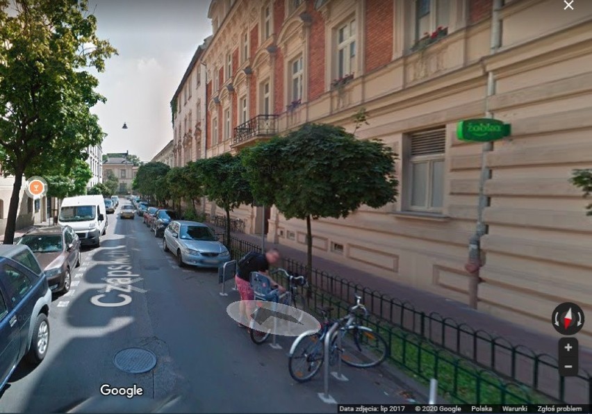 Mieszkańcy Krakowa w obiektywie aparatu Google Street View